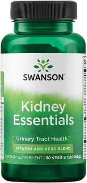 Swanson Kidney Essentials vitamin herbal supplement veggie capsule bottle 60 capsules