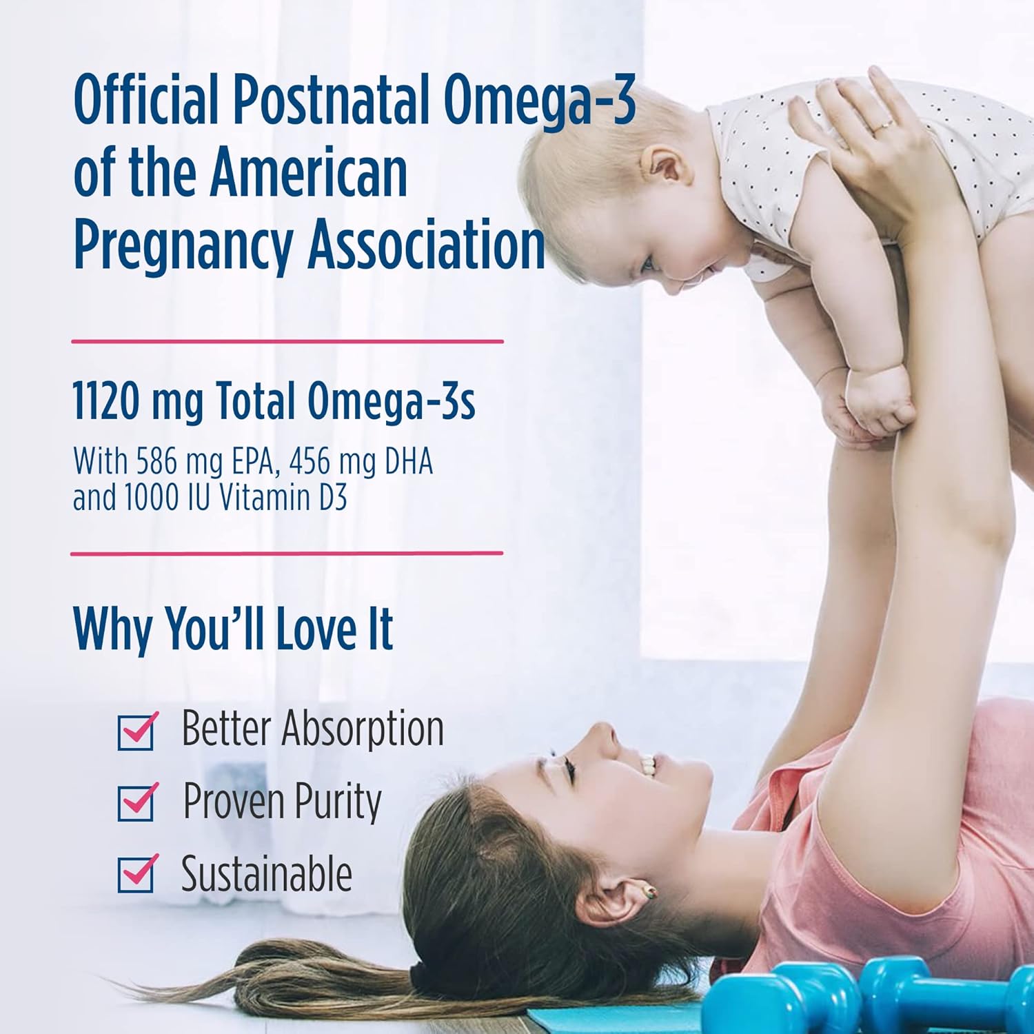 Nordic Naturals Postnatal Omega-3 with Vitamin D3 - Lemon
