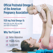 Nordic Naturals Postnatal Omega-3 with Vitamin D3 - Lemon