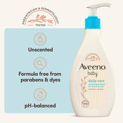 Aveeno Baby Daily Care Moisturising Lotion with Oat for Sensitive Skin - 250ml