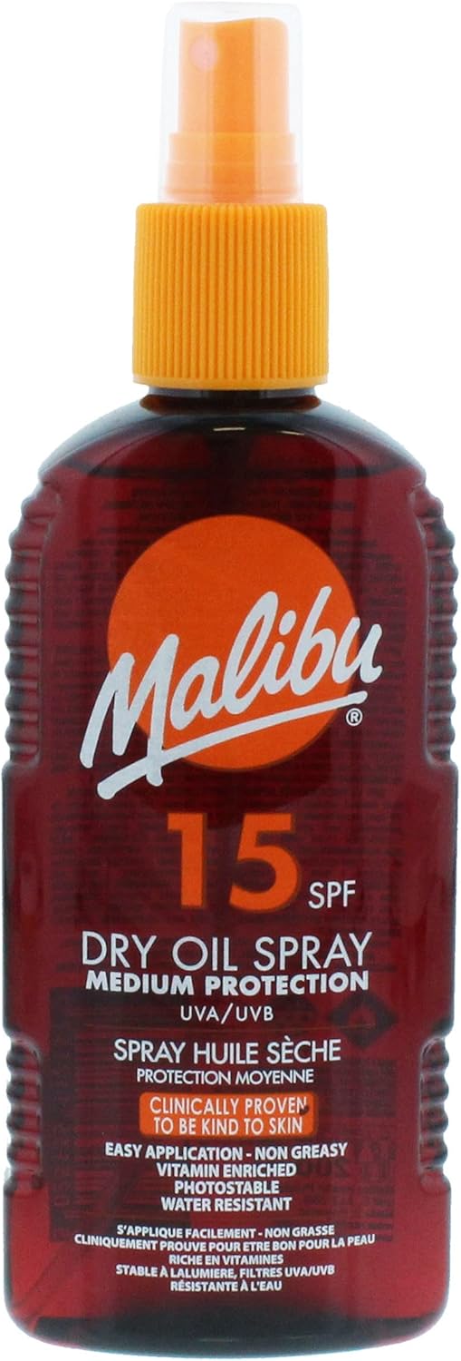 Malibu SPF15 Dry Oil Spray – 200ml