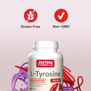 Jarrow Formulas L-Tyrosine 500mg Capsules - 100 Count