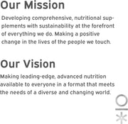 Nutriburst TrueRadiance Collagen Gummies with Biotin & Vitamin C. Mission & Vision