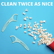 Plackers Micro Mint Dental Flossers, resealable bag packaging, Mint flavour, 150 flossers, between-teeth oral care use