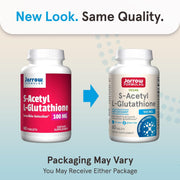 Jarrow Formulas S-Acetyl L-Glutathione 100mg Tablets - 60 Count new look