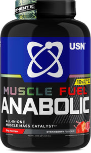 USN Muscle Fuel Anabolic 2.2kg tub, Strawberry flavour.