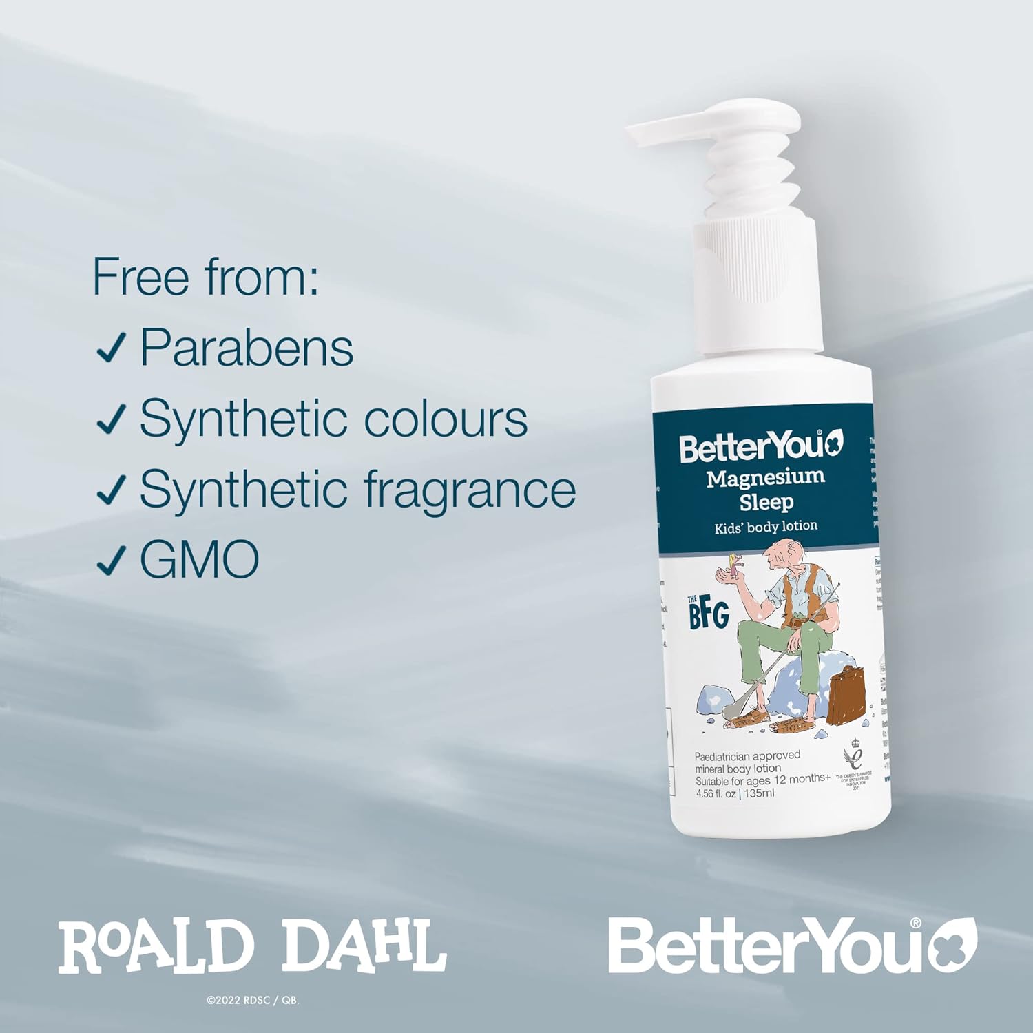 BetterYou Magnesium Kids Body Lotion with Lavender - 135ml