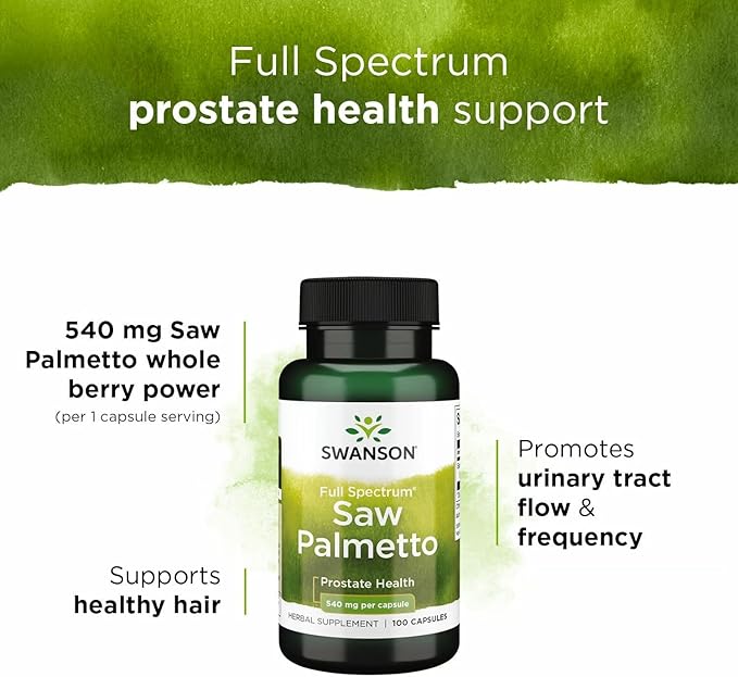 Swanson Saw Palmetto Capsules