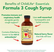 ChildLife Essentials Formula 3 Cough Syrup® – 118ml