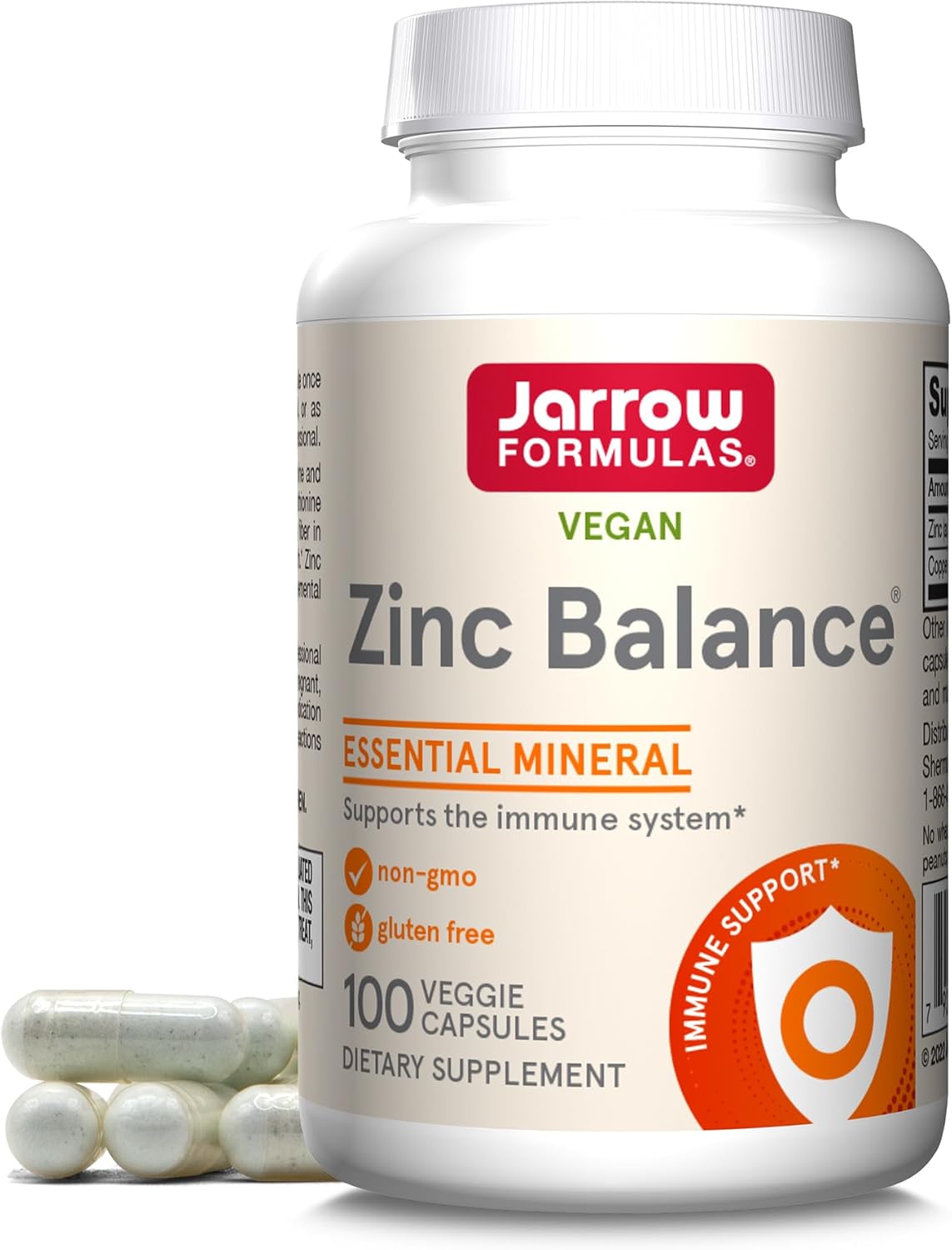Jarrow Formulas Zinc Balance® – 100 Capsules