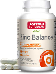 Jarrow Formulas Zinc Balance® – 100 Capsules