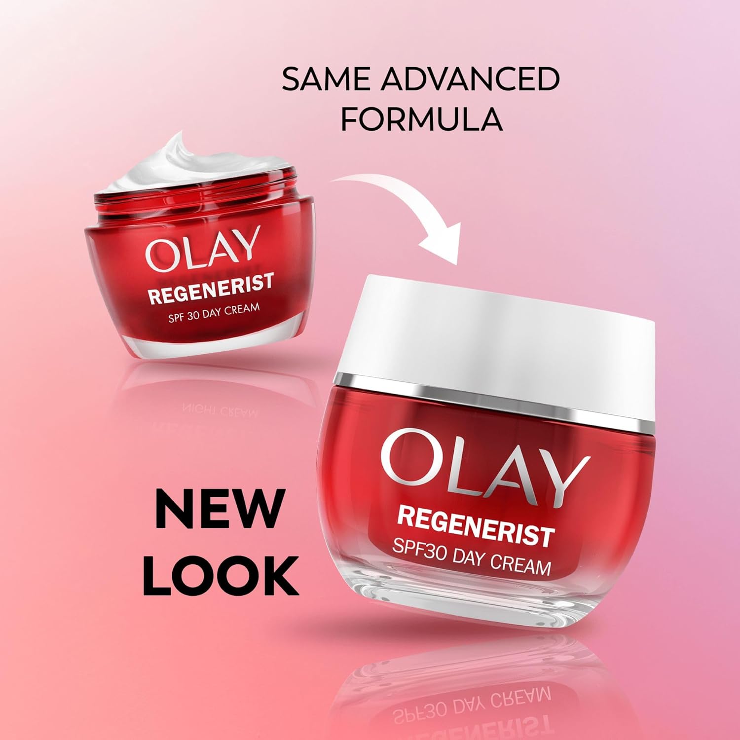 Olay Regenerist Day Cream SPF 30 Moisturiser, Non-Greasy - 50ml. Old & new packaging.