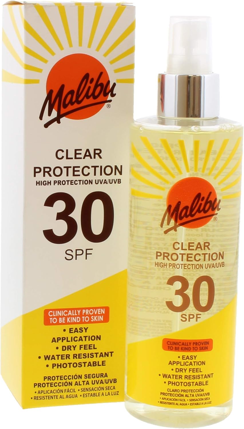 Malibu SPF30 Clear Protection Spray – 250ml