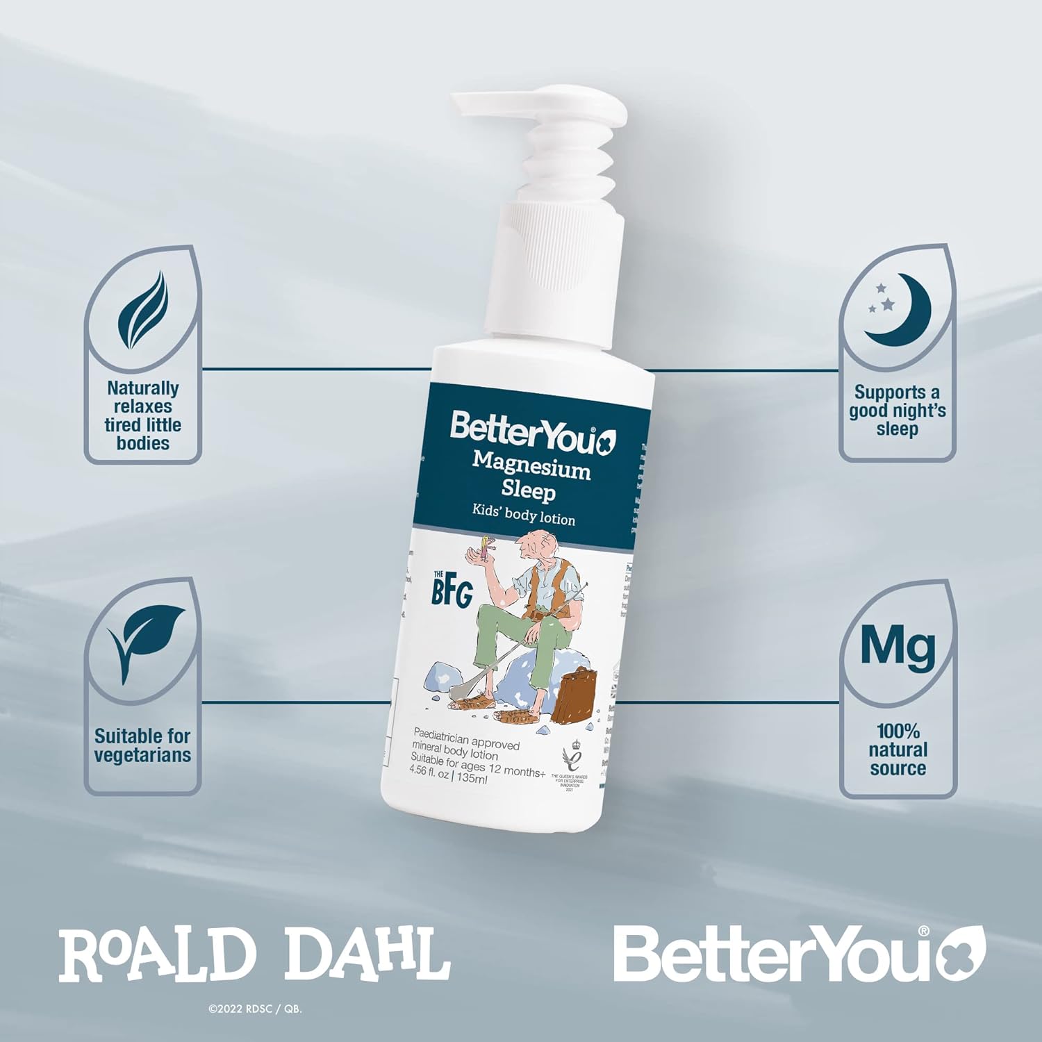 BetterYou Magnesium Kids Body Lotion with Lavender - 135ml