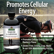 Nature’s Answer Liquid L-Carnitine, Alcohol-Free – 1,100 mg, 480 ml