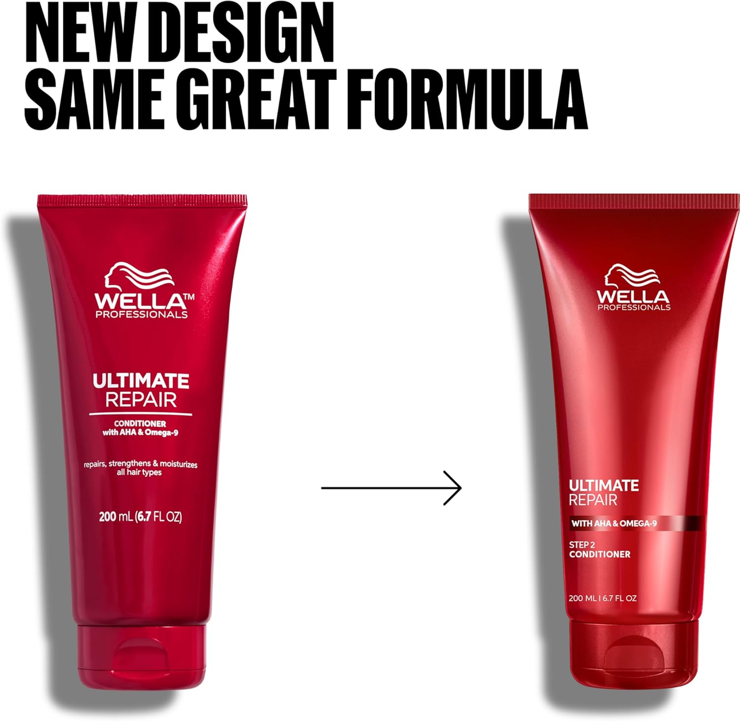 WELLA PROFESSIONALS Conditioner for Damaged Hair bottle, Step 2, 250ml. Old & new packaging.