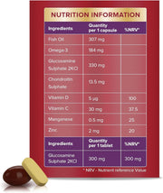Nutritional information on the Seven Seas pack.
