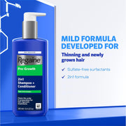 Regaine Pre-Growth 2 in 1 Shampoo & Conditioner 248ml for daily scalp and hair care