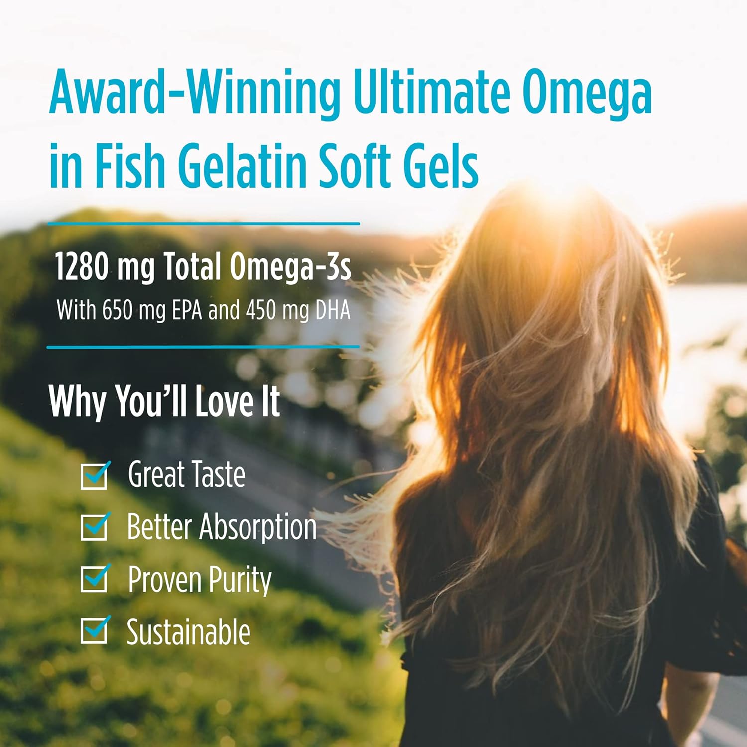 Nordic Naturals Fish Gelatin Omega-3 - 1280mg per Serving Lemon Softgels