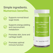 Hey Nutrition Apple Cider Vinegar Gummies - 60 Count