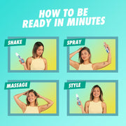 How to use Batiste Dry Shampoo to refresh her hair roots.