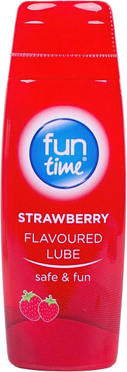 Fun Time Strawberry Flavoured Lubricant 75ml pump bottle