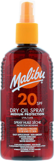 Malibu SPF20 Dry Oil Spray  – 200ml