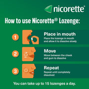 Nicorette Cools 2mg nicotine lozenges icy mint tablet pack 160 count