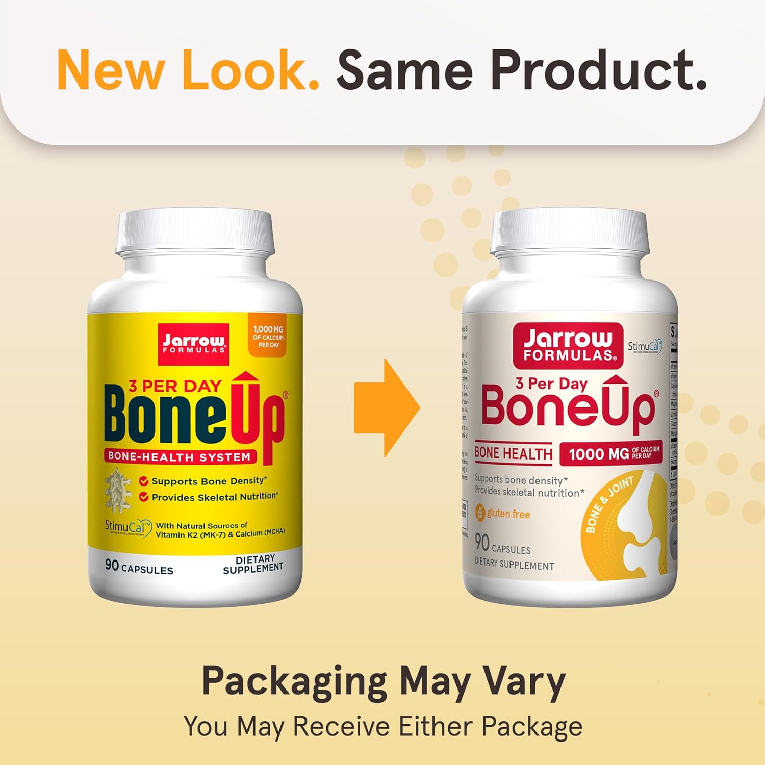 Jarrow Formulas BoneUP 3-Per Day – 90 or 180 Capsules