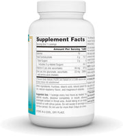 Supplement facts & ingredients image: Source Naturals Wellness Zinc lozenges peach raspberry flavour ingredient panel 60 count