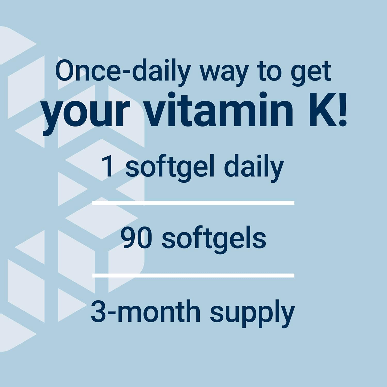 Supplement dosage for Life Extension Super K showing K1, MK-4, and MK-7 amounts.