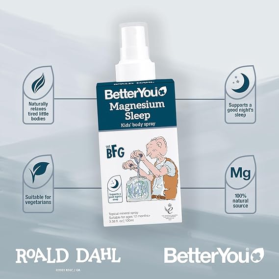 BetterYou Magnesium Kids Body Spray with Lavender - 100ml