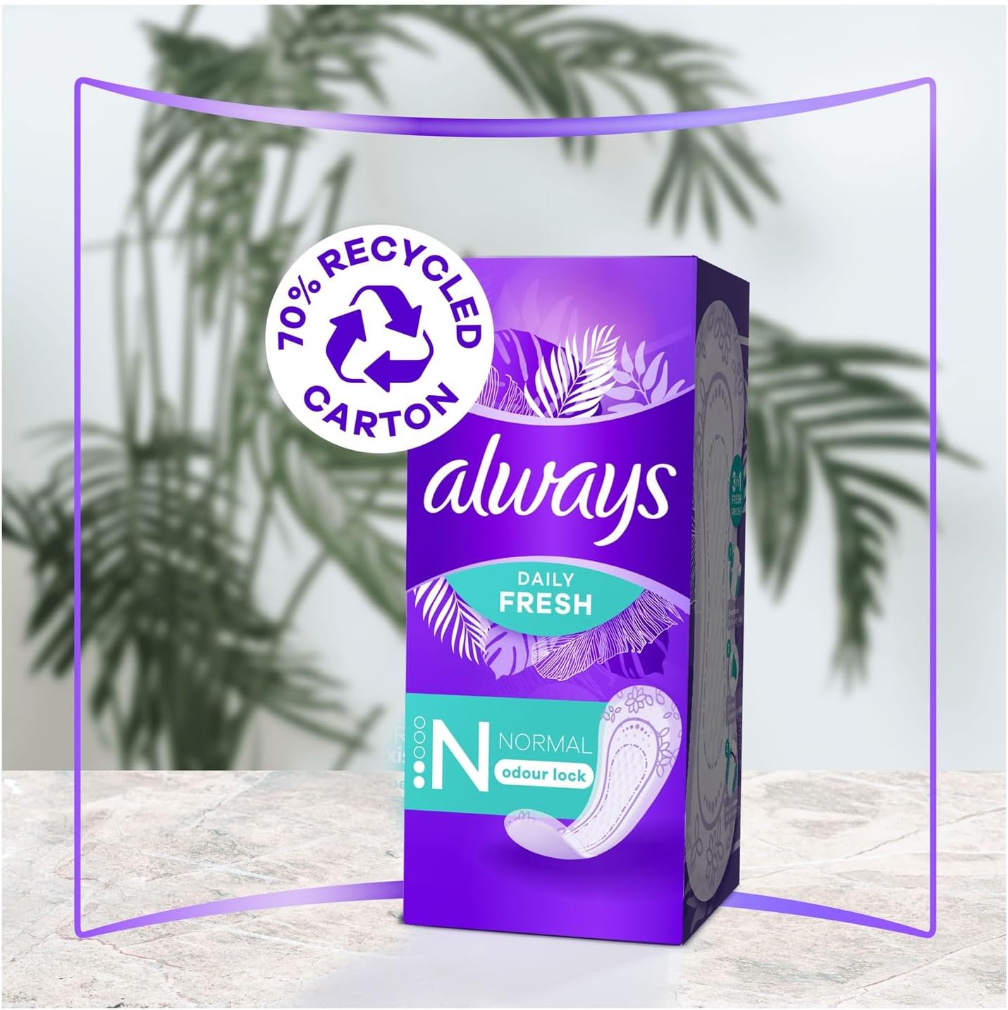 Always Dailies Normal Panty Liners Fresh & Protect 54 Pack