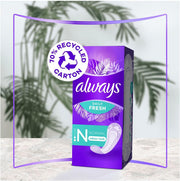 Always Dailies Normal Panty Liners Fresh & Protect 54 Pack