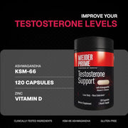 WEIDER PRIME Powered  – Testosterone Support (120 Capsules)