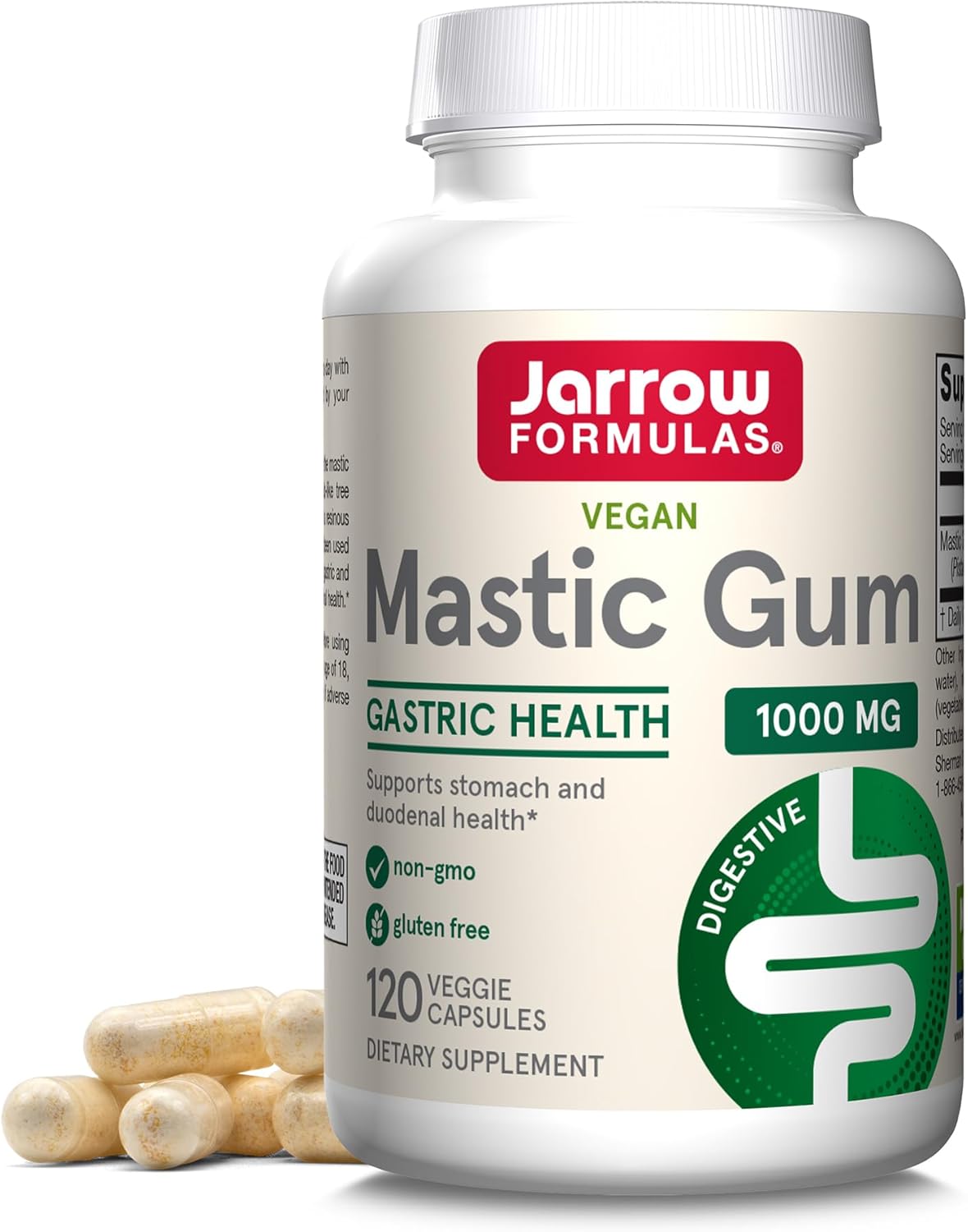 Jarrow Formulas Mastic Gum 1000 mg  60-120 Veggie Capsules
