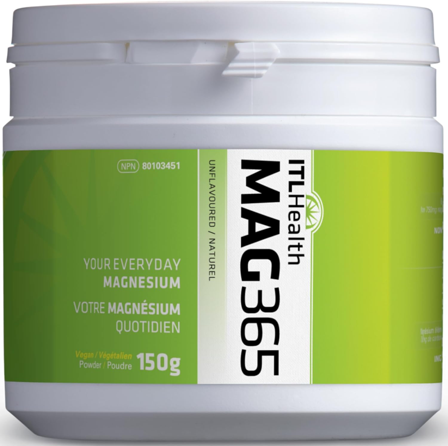 MAG365 Magnesium Citrate Powder, Unflavored - 150g