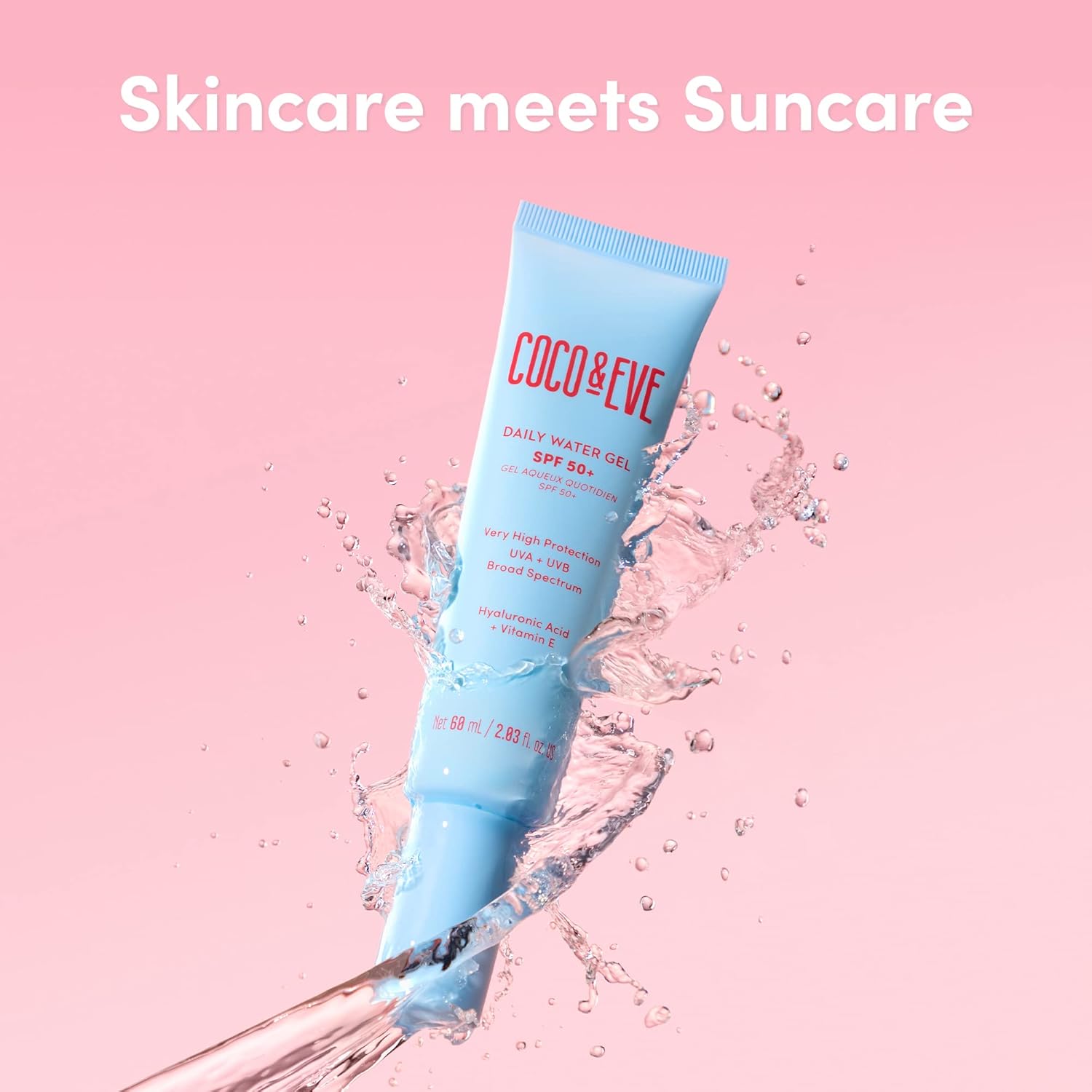 Coco & Eve Daily Water Gel SPF 50+ Sunscreen - 60ml