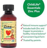 ChildLife Essentials Zinc Plus – 118ml