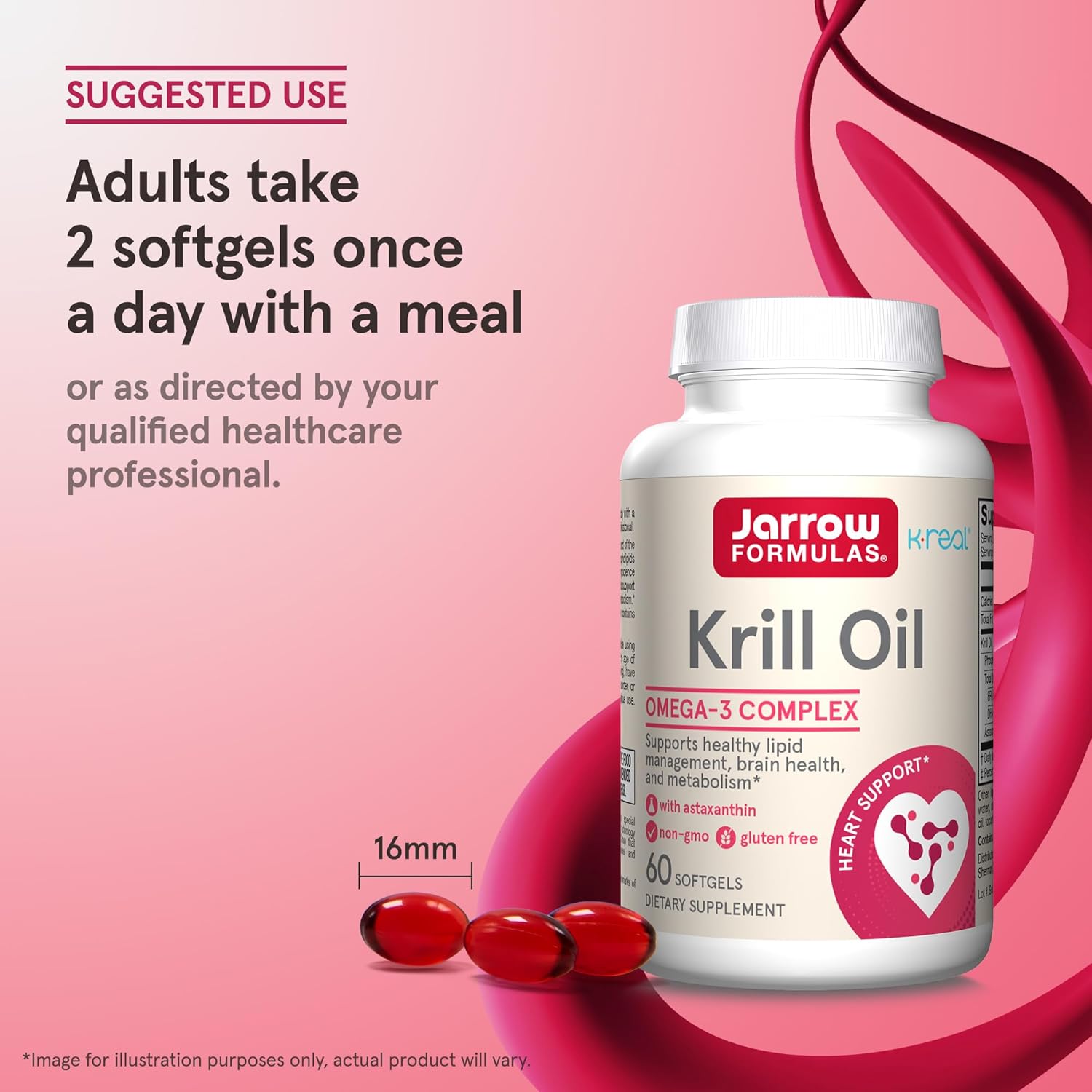 Jarrow Formulas Krill Oil 60-120 Softgels