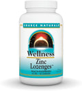 Source Naturals Wellness Zinc Lozenges 23mg Peach Raspberry - 60 Count