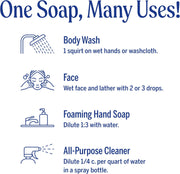 Dr. Bronner's Lavender 18-in-1 Pure-Castile Liquid Soap 945ml how to use