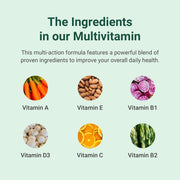 Hey Nutrition Advanced Daily Multivitamin & Minerals - 60 Tablets