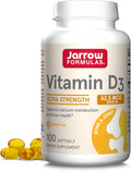 Jarrow Formulas Vitamin D3 62.5mcg 2500 IU 100 Softgels