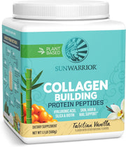 Sunwarrior Plant-Based Collagen Protein Powder 500g Tub - Tahitian Vanilla Flavour