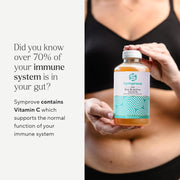 Symprove Liquid Probiotic Strawberry Raspberry Flavour 500ml immune support vitamin C gut health supplement