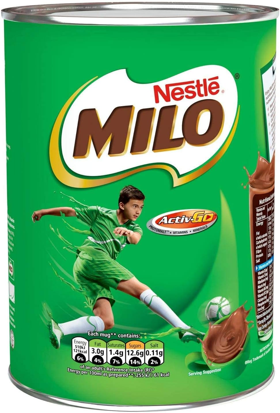 Nestlé Milo Chocolate Malt Drink Powder pouch packaging chocolate flavour 400g front product image