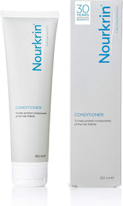 Nourkrin Hair & Scalp Conditioner tube & box, 150ml, on white background.
