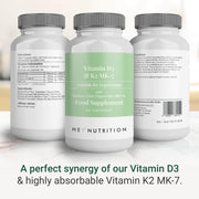 Hey Nutrition Vitamin D3 & K2 MK-7 with MCT Oil