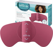 Beurer EM50 Menstrual Relax rechargeable device in pink.